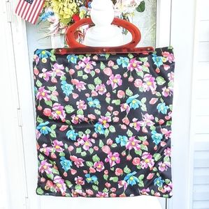 Vintage Bonny Bone Handle Tote Bag NWOT